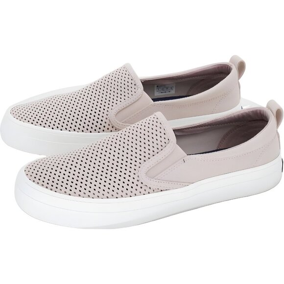 Sperry Crest Twin Gore Perforated Slip-On Sneakers Pink Women's US 9 - Picture 2 of 6